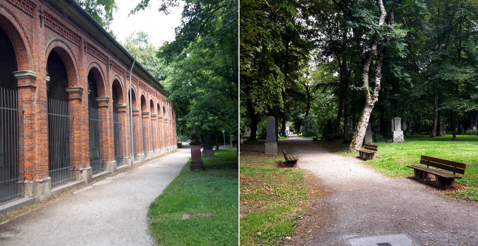 Wege auf dem Alten Nördlichen Friedhof